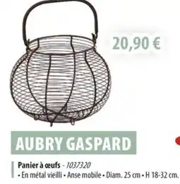 Cuisine Plaisir AUBRY GASPARD Panier à œufs offre