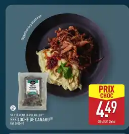 ALDI ST-CLÉMENT LE VOLAILLER Effiloché de canard offre