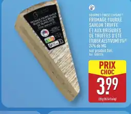 ALDI Fromage fourre saveur truffe et aux grisures de truffes d'été (tuber aestivum) 3% offre