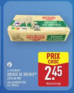 ALDI LE PATURON Brique de brebis offre