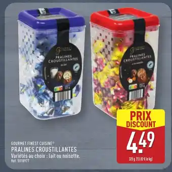 ALDI GOURMET FINEST CUISINE Pralines croustillantes offre
