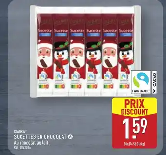 ALDI ISAURA Sucettes en chocolat offre