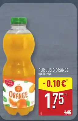 ALDI Pur jus d'orange offre