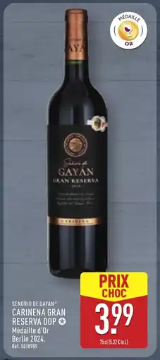 ALDI SENORIO DE GAYAN Carinena gran reserva dop offre