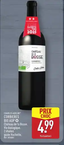 ALDI CHARLES ADELIN Corbieres bio aop offre