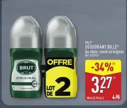 ALDI BRUT Déodorant bille offre
