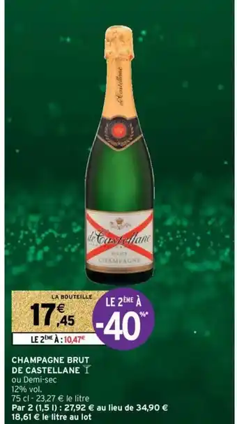 Intermarché Hyper Champagne Brut de Castellane offre
