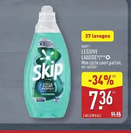 ALDI SKIP Lessive liquide offre
