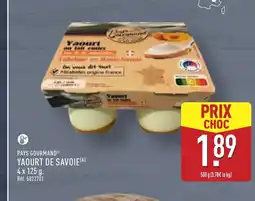 ALDI PAYS GOURMAND Yaourt de savoie offre