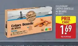 ALDI PAYS GOURMAND Crêpes dentelle au beurre offre