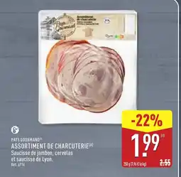 ALDI PAYS GOURMAND Assortiment de charcuterie offre