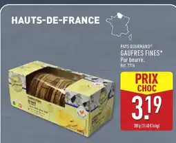 ALDI PAYS GOURMAND Gaufres ines offre
