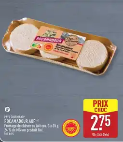 ALDI PAYS GOURMAND Rocamadour aop offre