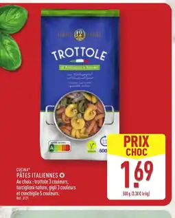 ALDI CUCINA Pâtes italiennes offre