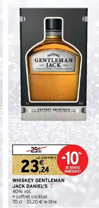 Intermarché Hyper Whiskey Gentleman offre