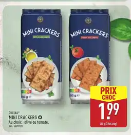 ALDI CUCINA Mini crackers offre