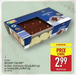 ALDI CUCINA Dessert italien offre