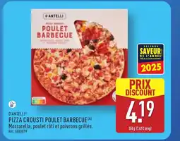 ALDI D'ANTELLI Pizza crousti poulet barbecue offre
