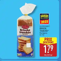 ALDI LES PÂTISSADES Brioche tranchée offre