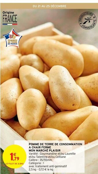 Pomme de Terre de Consommation