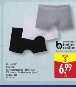 ALDI UP 2 FASHION Boxers offre