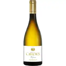 E.Leclerc Cibadiès, 2024 - Pays d'Oc IGP - Blanc Sec - 75 cl - étiquette abîmée offre