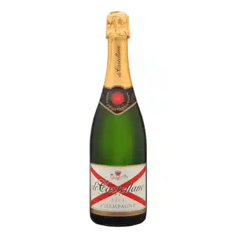 E.Leclerc Champagne de Castellane - Brut - 75 cl - étiquette abîmée offre