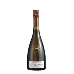 E.Leclerc Crémant d'Alsace AOP Arthur Metz ARTHUR METZ - Brut - 75 cl - étiquette abîmée offre