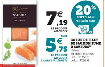 Super U Coeur de Filet offre