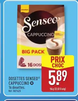 ALDI DOSETTES SENSEO Cappuccino offre