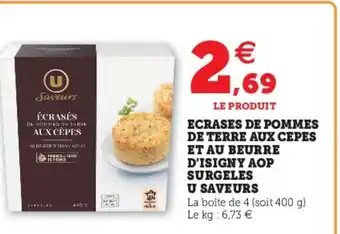 Super U Ecrases de Pommes offre