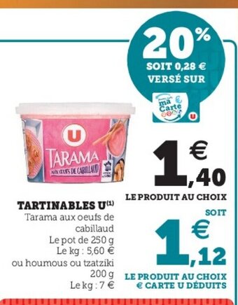 Tartinables U