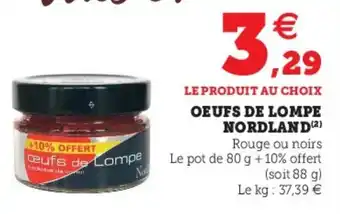 Super U Oeufs de Lompe offre