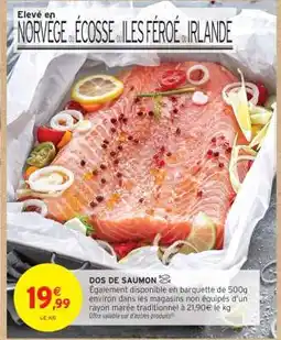 Intermarché Hyper DOS DE SAUMON offre