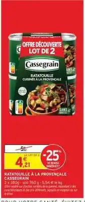 Intermarché Hyper Ratatouille à la Provençale Cassegrain offre