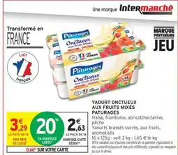 Intermarché Hyper Yaourt Onctueux aux Fruits Mixés Pâturages offre
