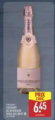 ALDI FONTAGNAC CRÉMANT DE BORDEAUX ROSÉ AOC BRUT offre