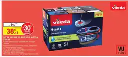 Intermarché Hyper KIT DE LAVAGE H2 PRO SPIN SYSTEM VILEDA offre