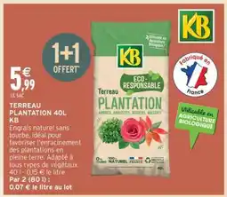 Intermarché TERREAU PLANTATION 40L KB offre