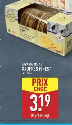 ALDI GAUFRES FINES offre