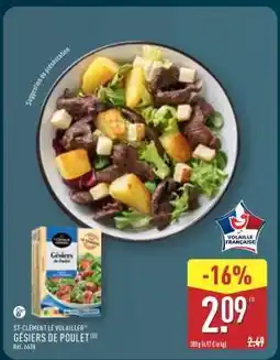ALDI ST-CLÉMENT LE VOLAILLER GÉSIERS DE POULET offre