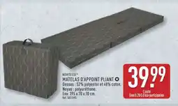 ALDI MATELAS D'APPOINT PLIANT offre