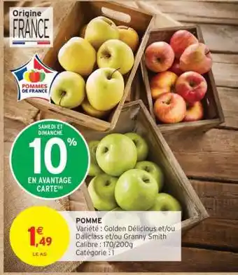 Intermarché Hyper POMME offre