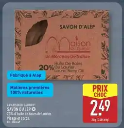 ALDI SAVON D'ALEP offre