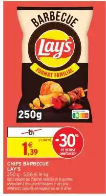 Intermarché Hyper Chips Barbecue Lay's offre