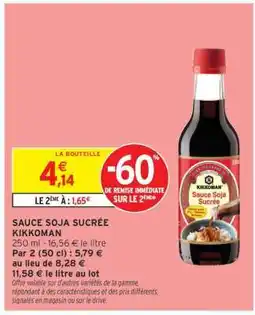 Intermarché Hyper Sauce Soja Sucrée Kikkoman offre