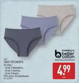 ALDI Sous-vêtements offre