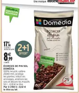 Intermarché ÉCORCES DE PIN 50L DOMÉDIA offre