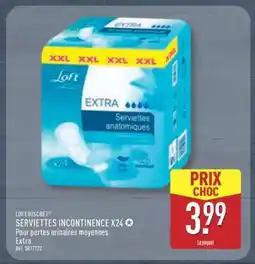 ALDI LOFT DISCRET SERVIETTES INCONTINENCE X24 offre