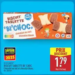 ALDI Biscuit Tablette Bi' Choc offre